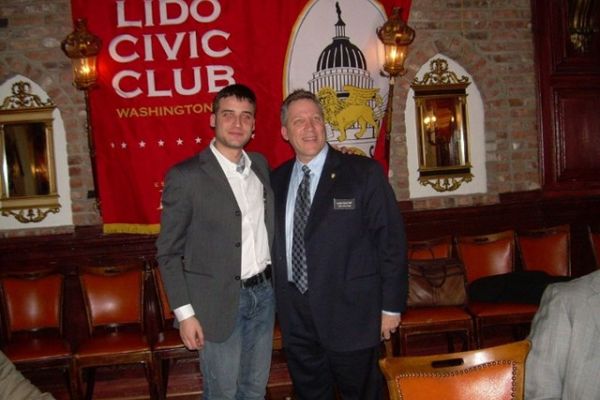 Nel 2009 Con Il Presidente Del Lido Civic Club